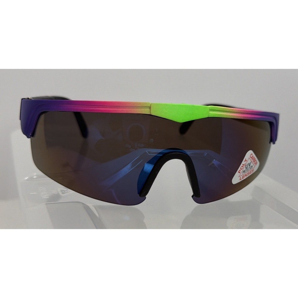Sport Wrap Around Sunglasses UV400 Driving Cycling Running Golfing Brand New